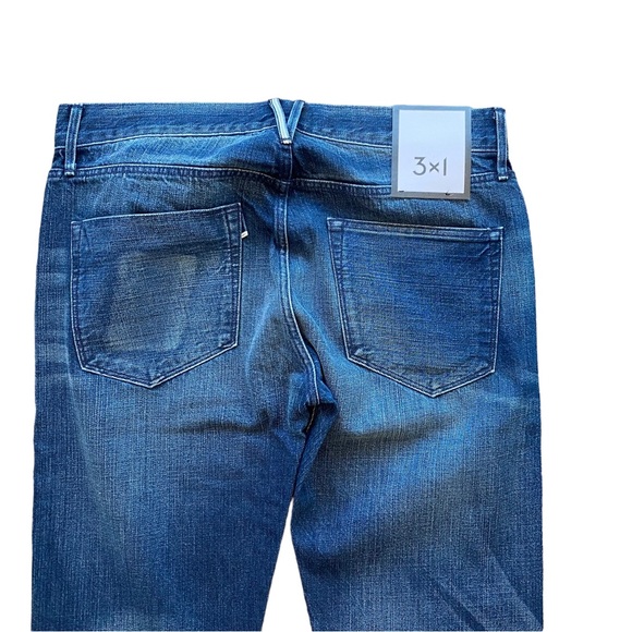 3x1 Mens M5 Slim Selvedge Jean Wythe NWT - Picture 4 of 7